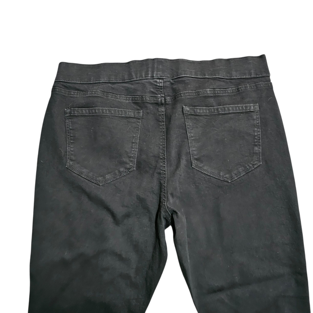 Evri Midrise Jegging Ankle Pants Black Womens Plus Size 16 W S - Picture 4 of 11